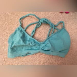 Bright blue bralette
